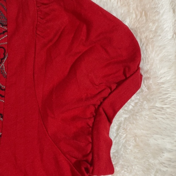 Style & co.‎ Red patterned top - Picture 6 of 6